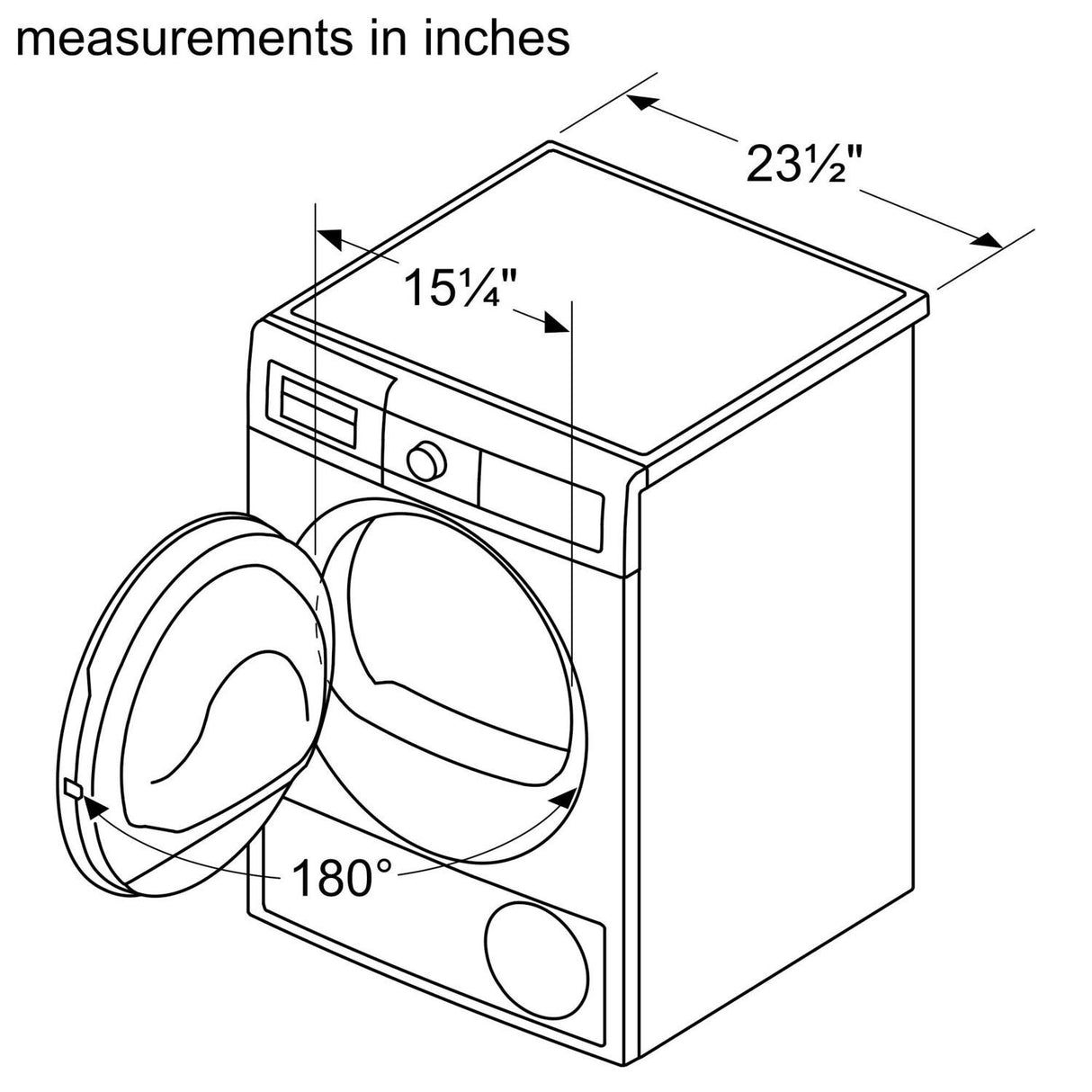 800 Series Compact Condensation Dryer WTG865H4UC