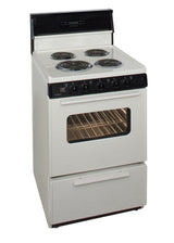 24 in. Freestanding Electric Range in Biscuit
