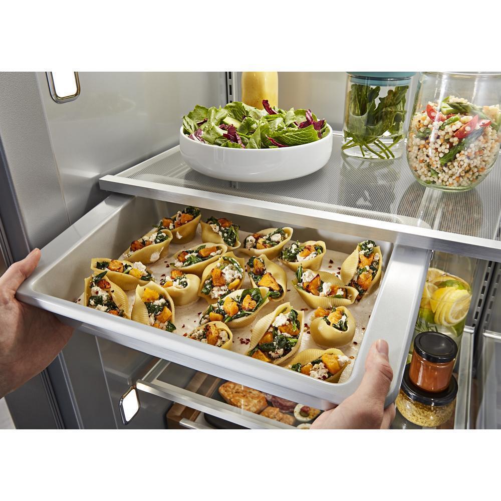 30 Cu. Ft. 48"" Built-In Side-by-Side Refrigerator with Panel-Ready Doors
