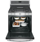 GE Profile™ 30" Smart Dual-Fuel Free-Standing Convection Range with Warming Drawer