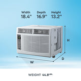 Element Electronics 8,000 BTU Window Air Conditioner - White (EWR08E)