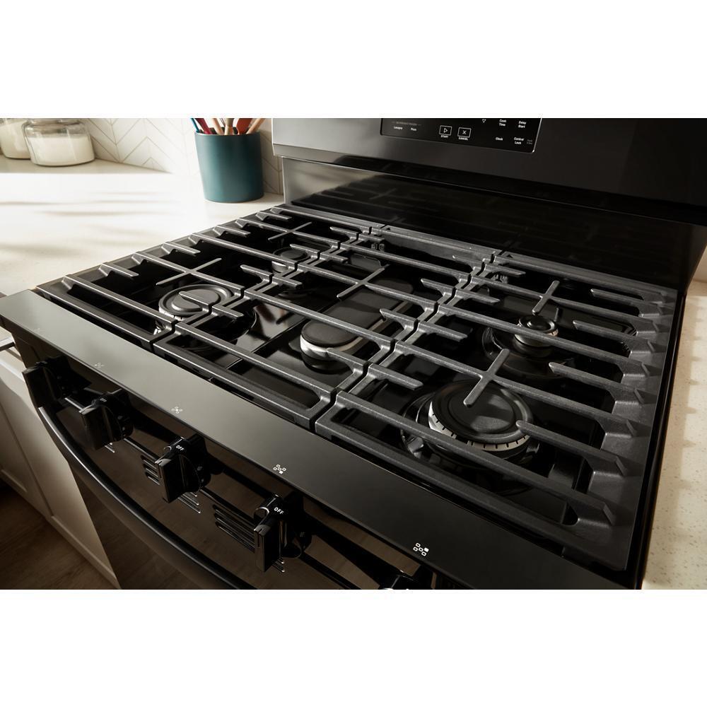 30-inch Gas Range with Air Cooking Technology, No Preheat Air Fry and Air Baking and Self Clean
