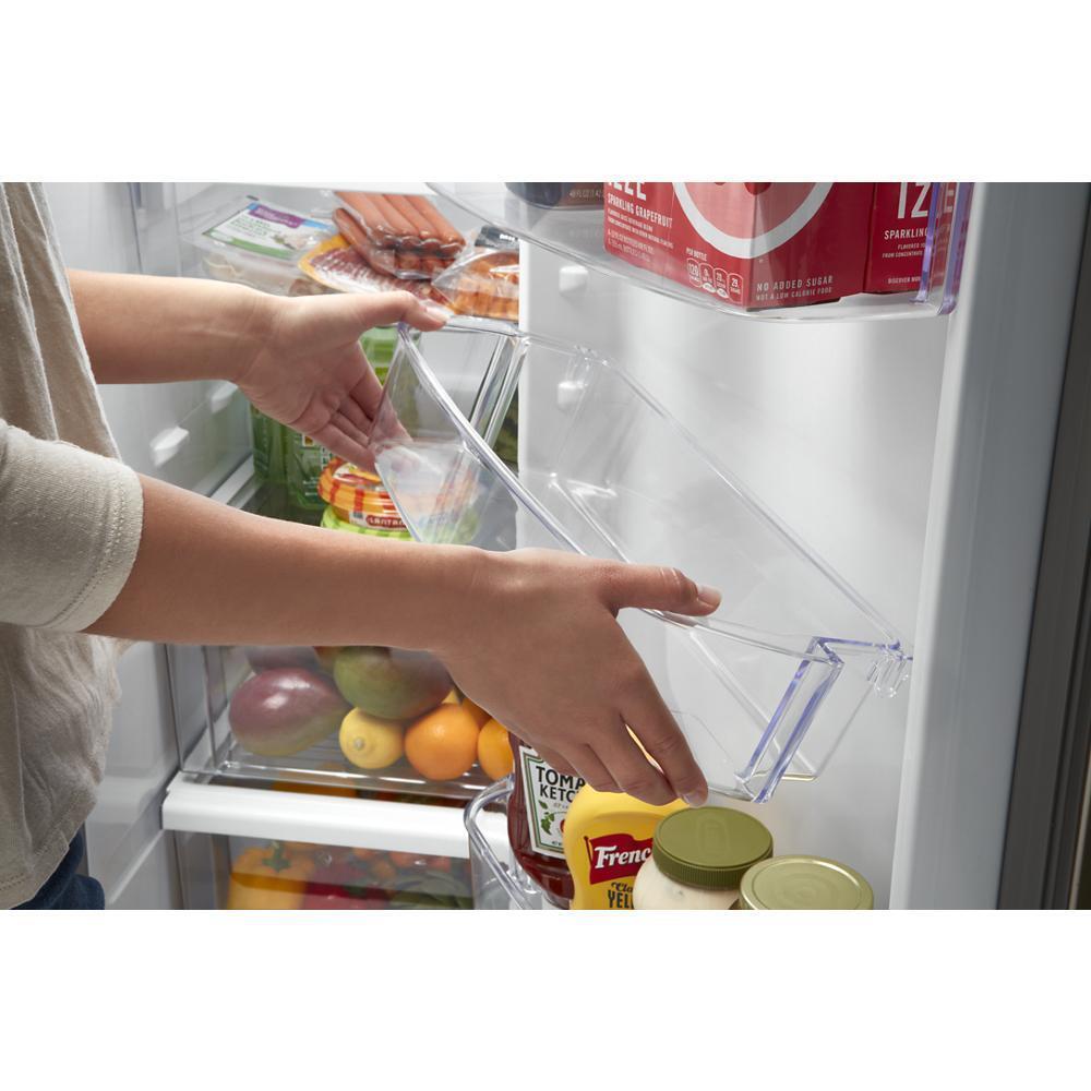 36-inch Wide Contemporary Handle Counter Depth Side-by-Side Refrigerator - 21 cu. ft.