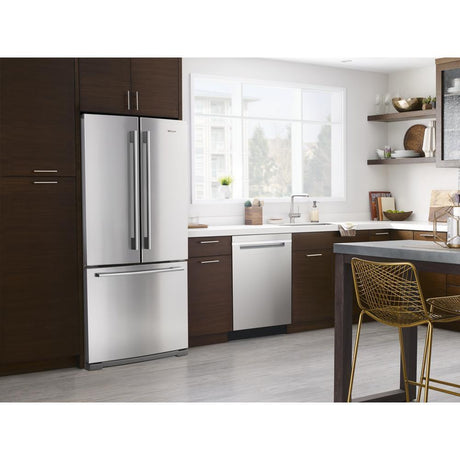 30-inch Wide Contemporary Handle French Door Refrigerator - 20 cu. ft.