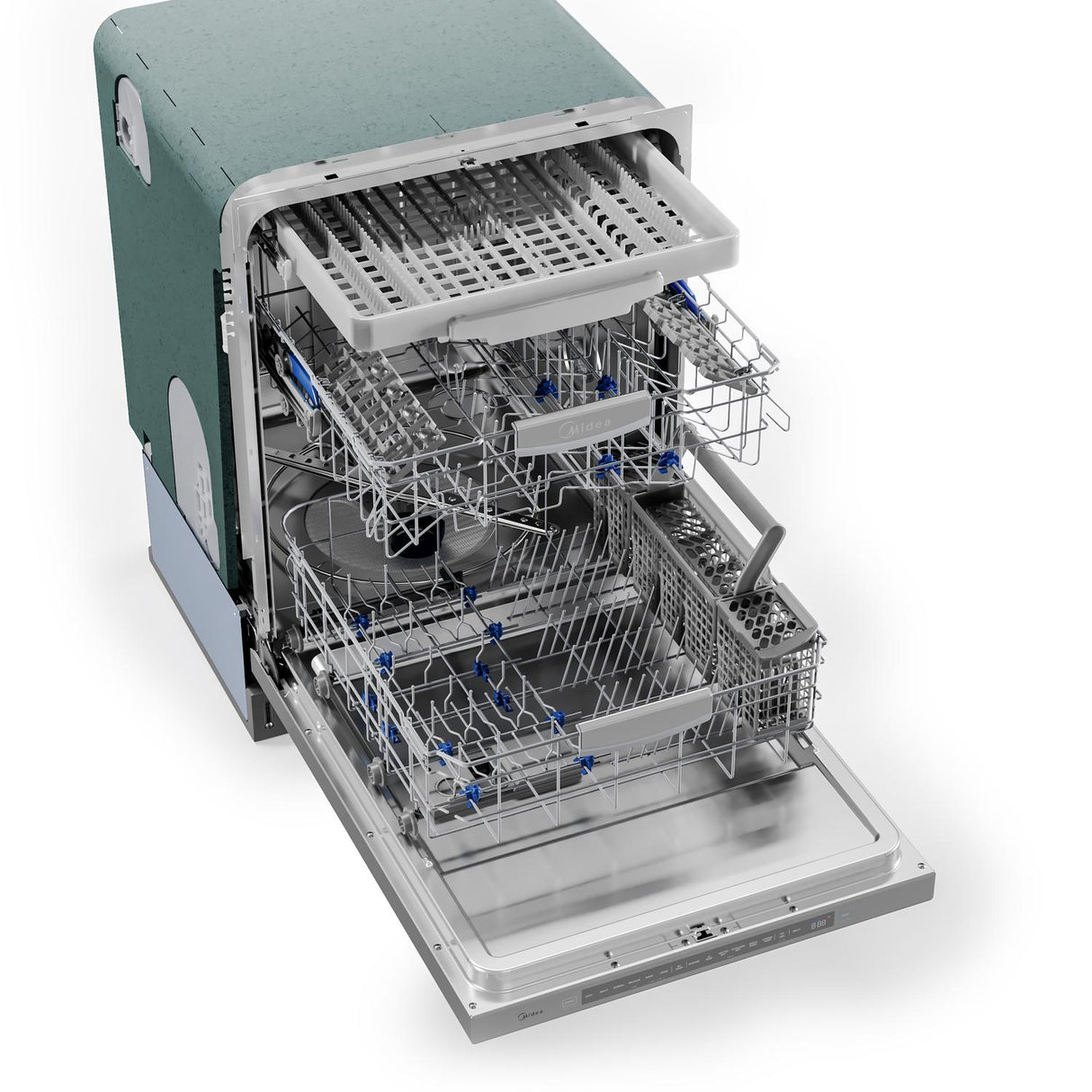 Midea 24" Top Control Smart Dishwasher with Extended Dry