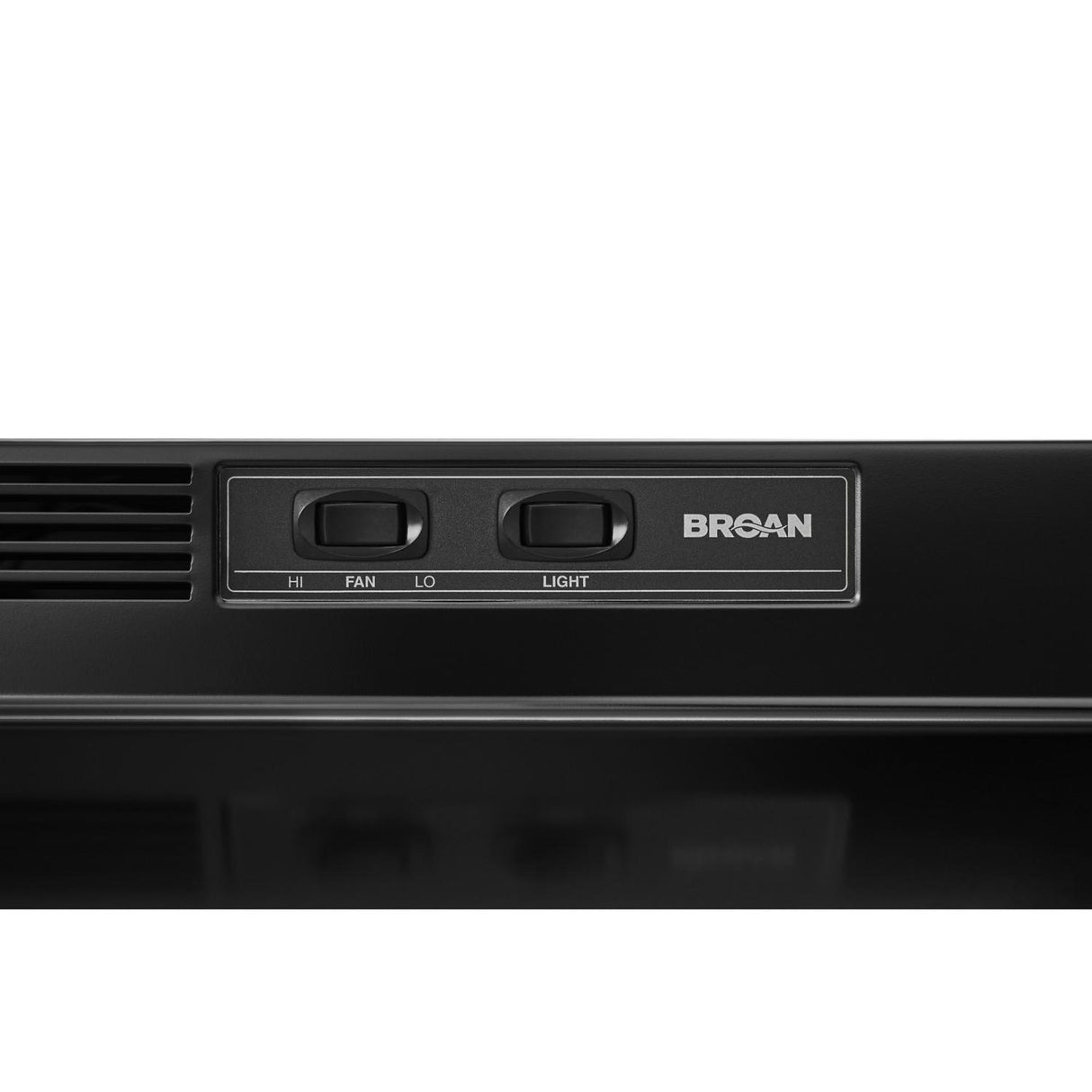 Broan® 30-Inch Ductless Under-Cabinet Range Hood, Black