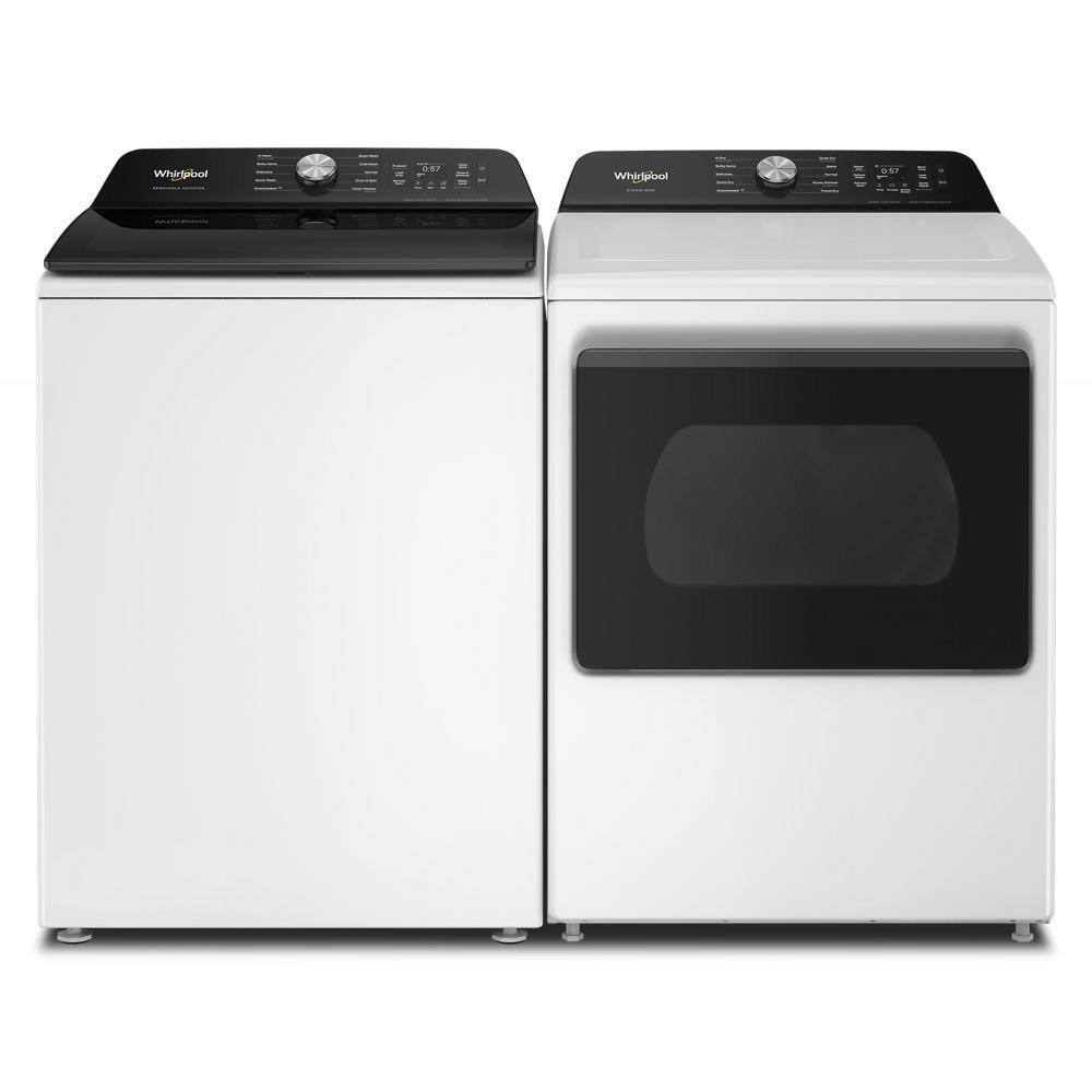 7.5 cu. ft. Smart Electric Top Load Dryer with Steam Iron and AI Dry