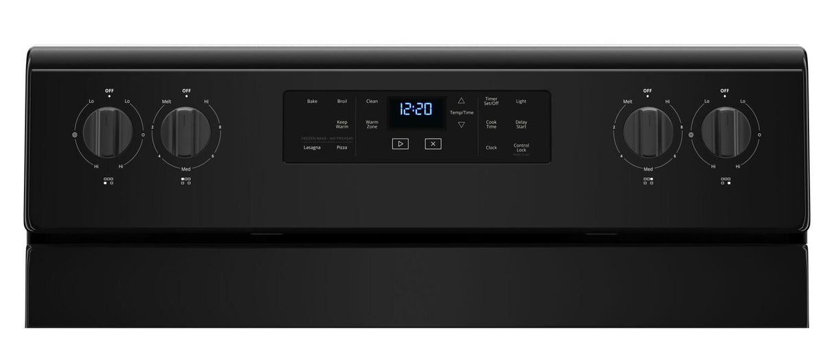 5.3 cu. ft. Freestanding Electric Range with Frozen Bake™ Technology - Black