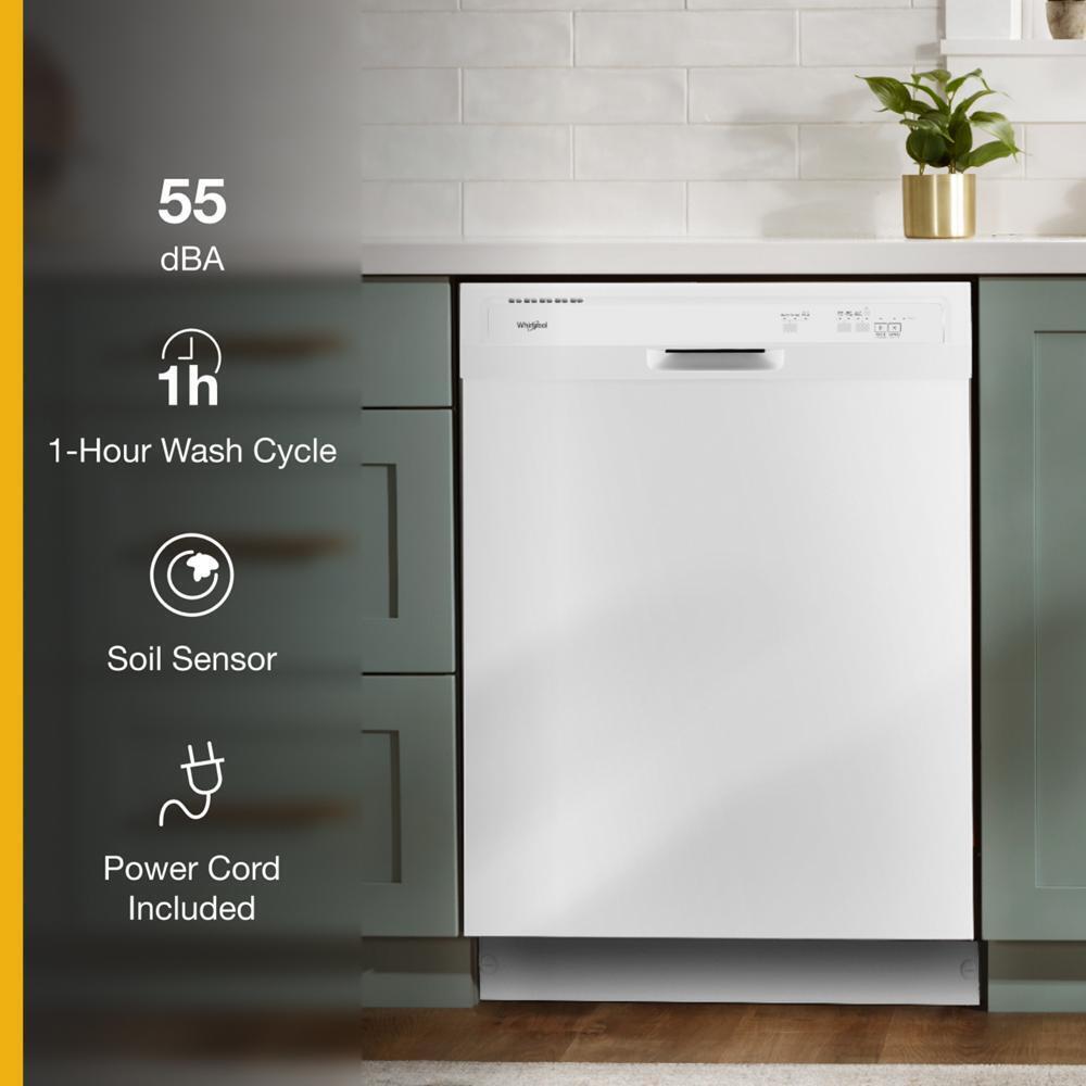 Heavy-Duty Dishwasher with 1-Hour Wash Cycle