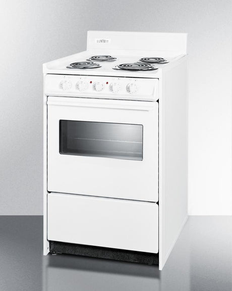 20" Wide Electric Coil Top Range