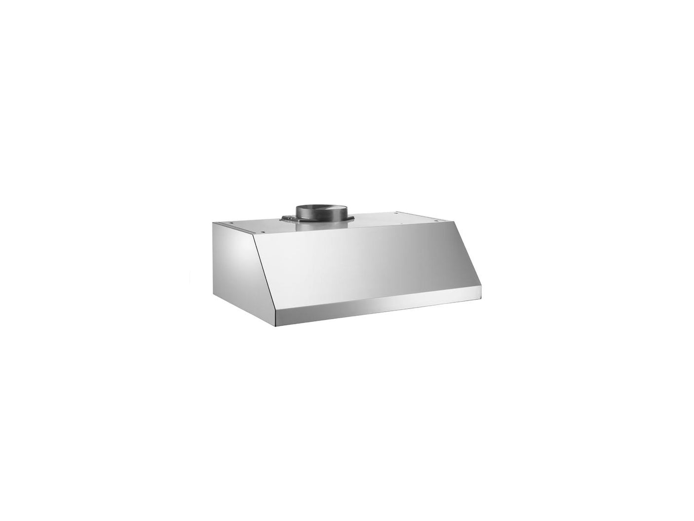 24 Wallmount Canopy Hood, 1 motor CFM 400 Stainless Steel