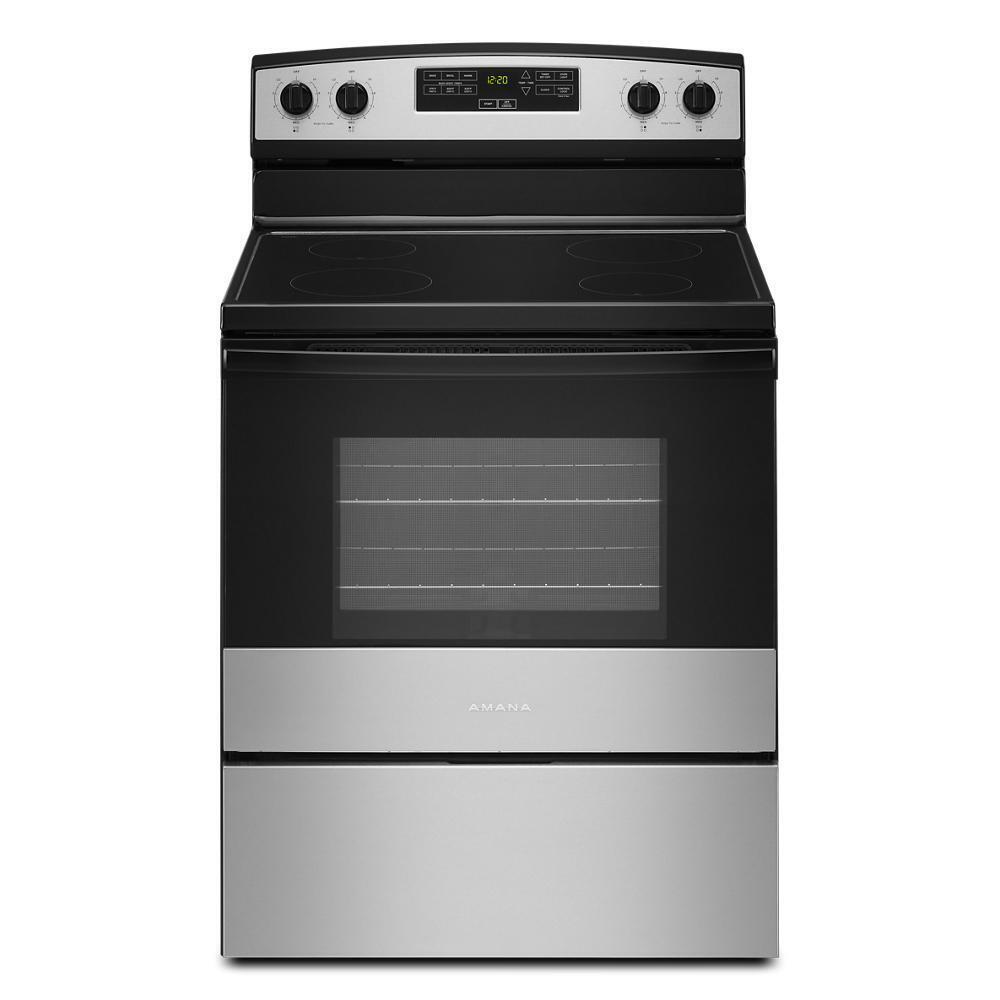 30-inch Amana® Electric Range with Extra-Large Oven Window
