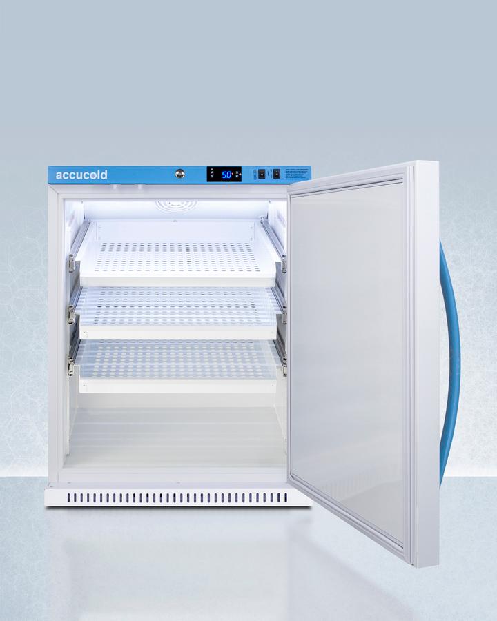 6 CU.FT. ADA Height Vaccine Refrigerator, With Removable Drawers