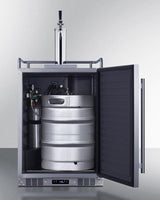 24" Wide Built-in Outdoor Commercial Beer Kegerator