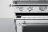 48" Heritage Series range - Gas Oven - 6 brass burners + griddle