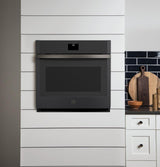 GE® 30" Smart Built-In Self-Clean Convection Single Wall Oven with Never Scrub Racks