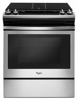 5.0 cu. ft. Front Control Gas Range with Cast-Iron Grates - Stainless Steel