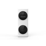 24-in Compact ENERGY STAR® Certified Ventless Heat Pump Laundry Tower with 2.7-cu ft Washer and Electric 4.3-cu ft Dryer