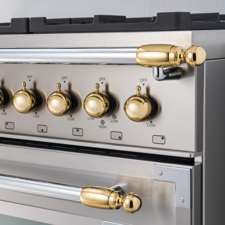 Gold decor set for Range and Hood Gold