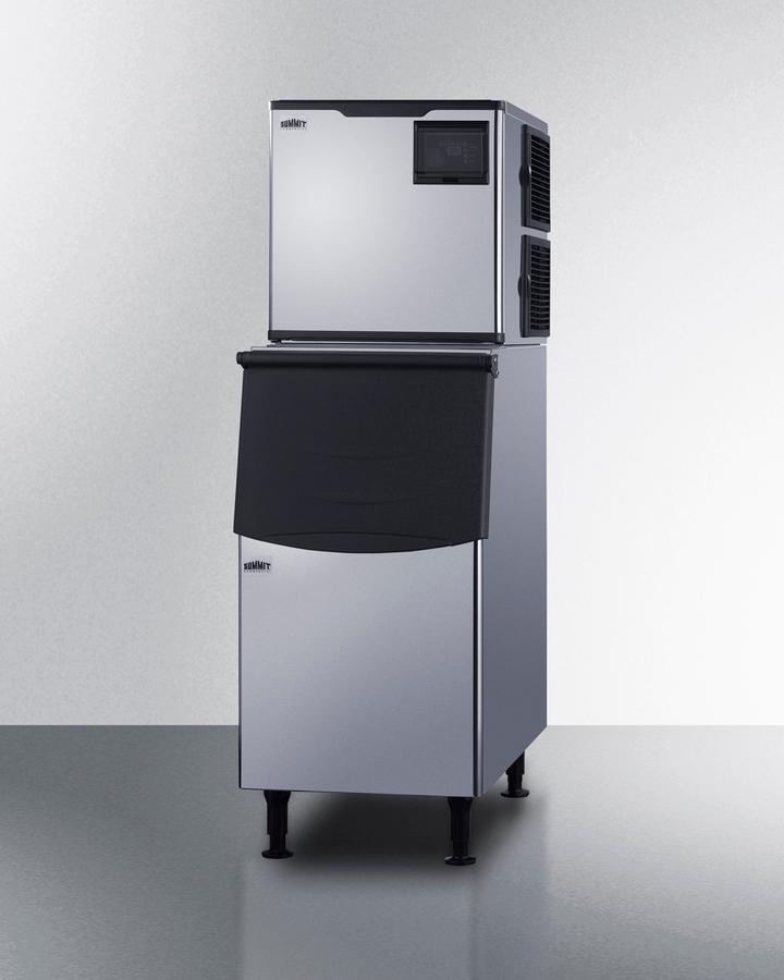 350 Lb. Commercial Ice Machine With Stainless Steel Bin