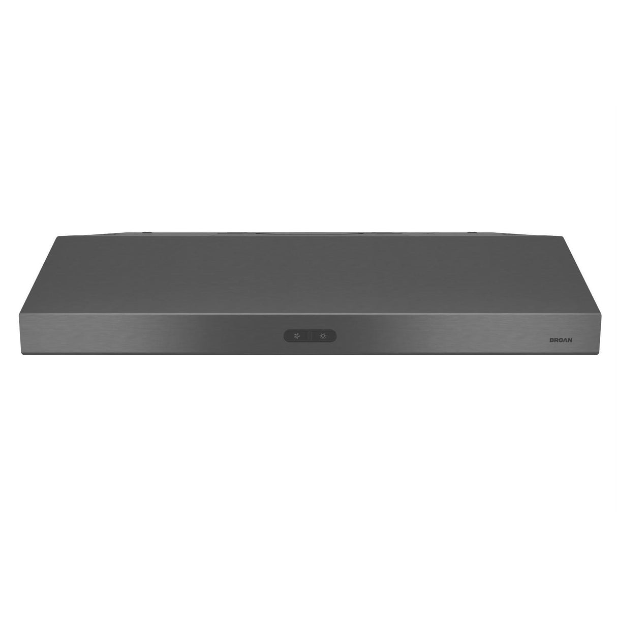 Broan® Glacier 30-Inch Convertible Under-Cabinet Range Hood, 375 Max Blower CFM, Black Stainless Steel