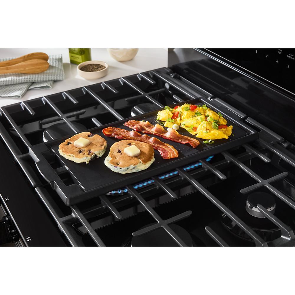 30-inch Smart Gas Range with Air Cooking Technology, No Preheat Air Fry, Steam/Self Clean and High Speed Preheat