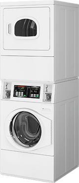 Stack Washer/Dryer Gas Coin-Operated