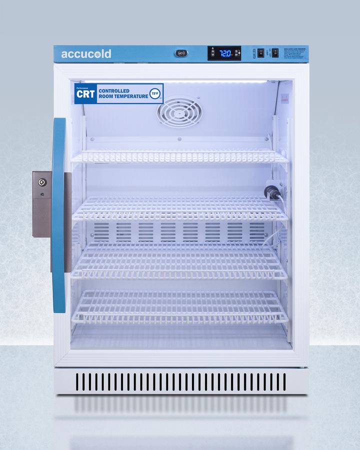 6 CU.FT. ADA Height Upright Controlled Room Temperature Cabinet