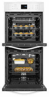 6.2 Cu. Ft. Double Wall Oven with High-Heat Self-Cleaning System - White