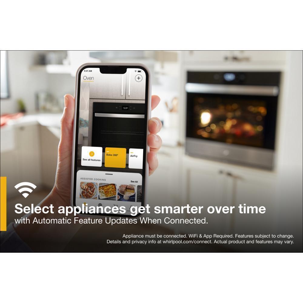 5.0 Cu. Ft. Single Wall Oven with Air Fry When Connected