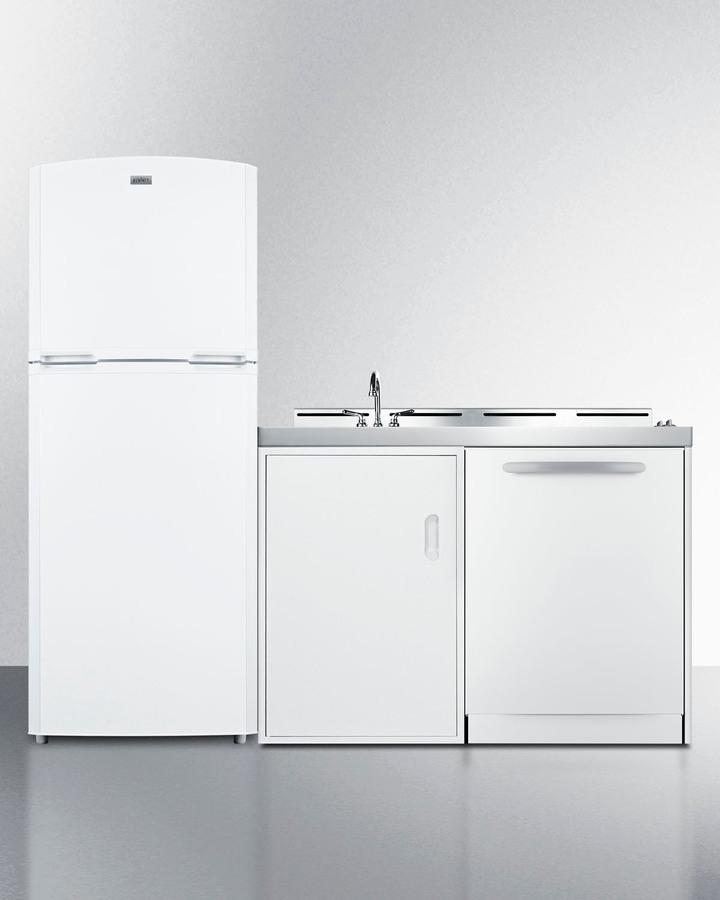 75" Wide All-in-one Kitchenette With Dishwasher