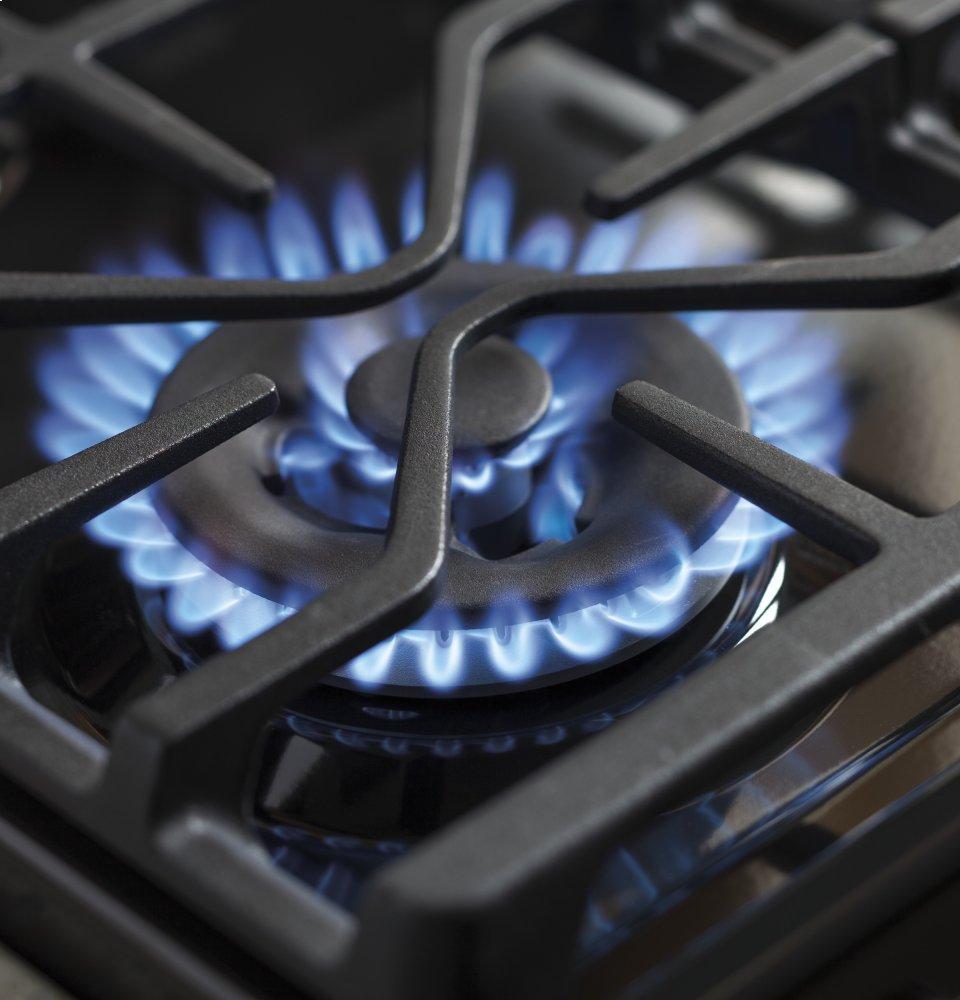 GE Profile™ 30" Smart Dual-Fuel Free-Standing Convection Range with Warming Drawer