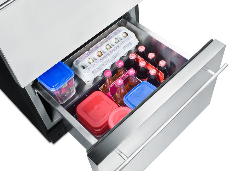 24" Wide 2-drawer All-refrigerator