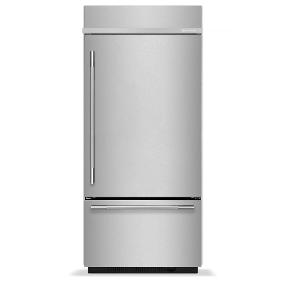 20.8 Cu. Ft. 36" Built-In Bottom Mount Refrigerator with Platinum Interior