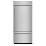 20.8 Cu. Ft. 36" Built-In Bottom Mount Refrigerator with Platinum Interior