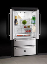 36" French door refrigerator - Freestanding - Stainless