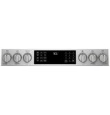 GE Profile™ 30" Smart Slide-In Front-Control Gas Double Oven Convection Range
