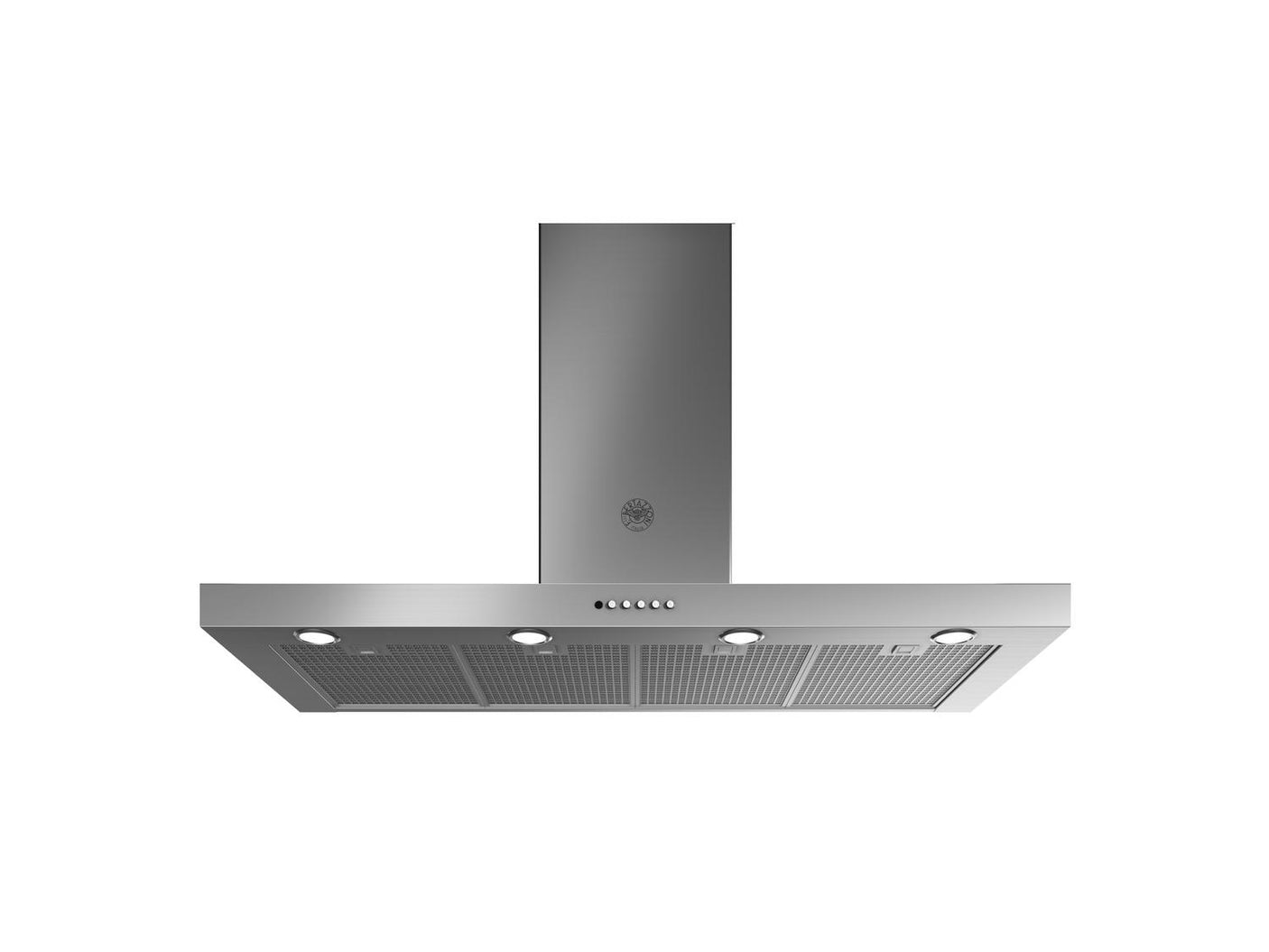 48 T-Shape Wallmounted Hood, 1 motor 600 CFM Carbonio
