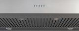 48 Wallmount Hood, 1 motor 600 CFM Stainless Steel