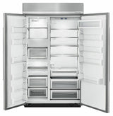 30.0 cu. ft 48-Inch Width Built-In Side by Side Refrigerator with PrintShield™ Finish - Stainless Steel with PrintShield™ Finish
