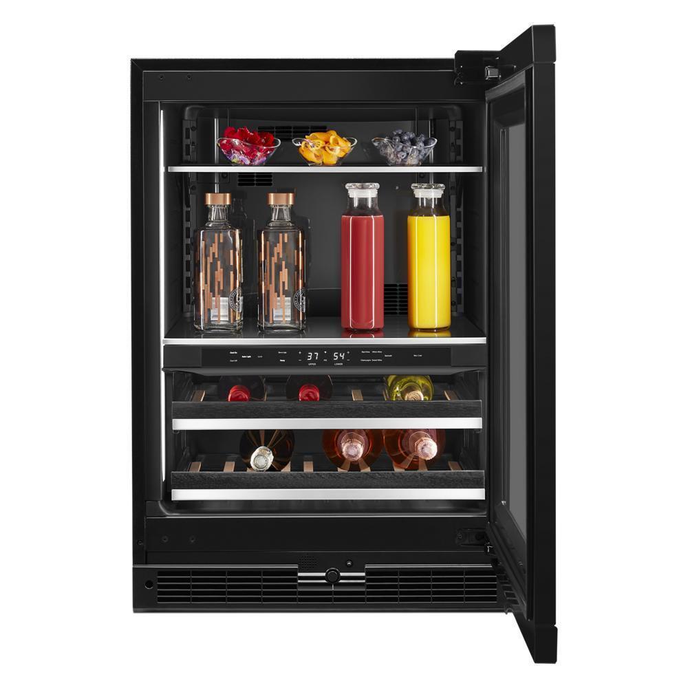 Panel-Ready 24" Built-In Undercounter Beverage Center, Right Swing