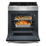 30-inch Gas Smart Range with Air Cooking Technology and Steam Clean