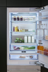 30" Built-in bottom mount - Stainless - Left swing door
