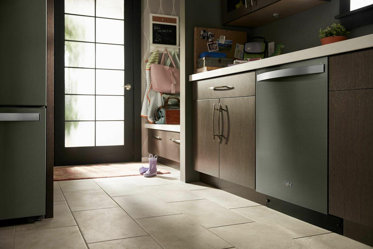 Smart Dishwasher with Stainless Steel Tub - Fingerprint Resistant Black Stainless