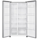 Element Electronics 21.4 cu. ft. Side-by-Side Refrigerator - Stainless Steel (ERX21FDS)