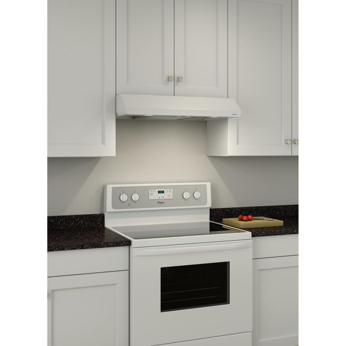 Broan® 30-Inch Convertible Under-Cabinet Range Hood, 300 Max Blower CFM, White