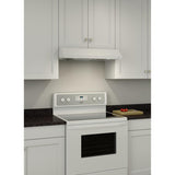 **DISCONTINUED** Broan® 30-Inch Convertible Under-Cabinet Range Hood, 300 Max Blower CFM, White