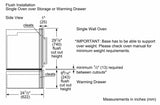 500 Series, 30", Storage Drawer