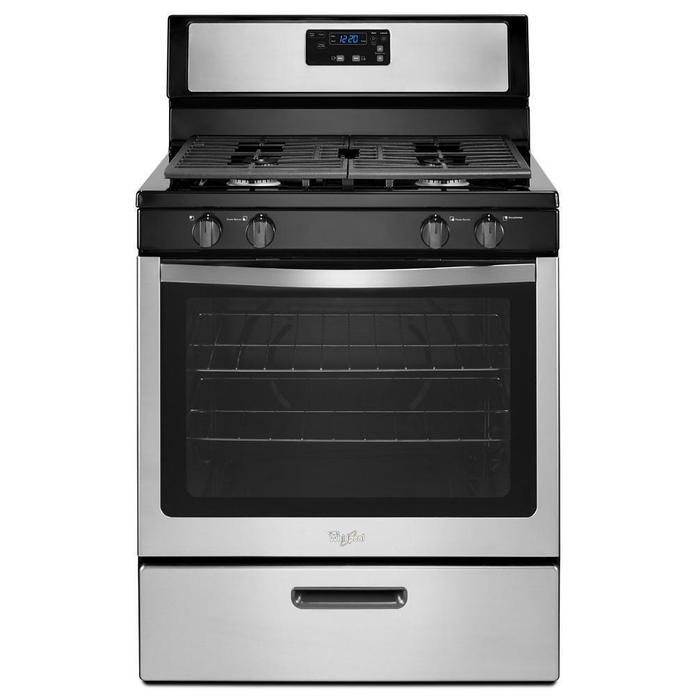 Whirlpool® 5.1 Cu. Ft. Freestanding 4-Burner Gas Stove