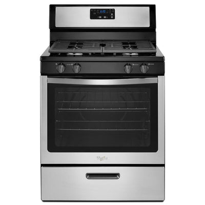 Whirlpool® 5.1 Cu. Ft. Freestanding 4-Burner Gas Stove